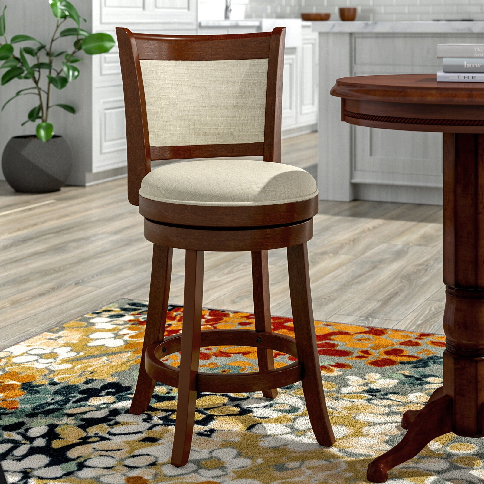 Bellefontaine Swivel Bar & Counter Stool, Weight Capacity (lbs) 250