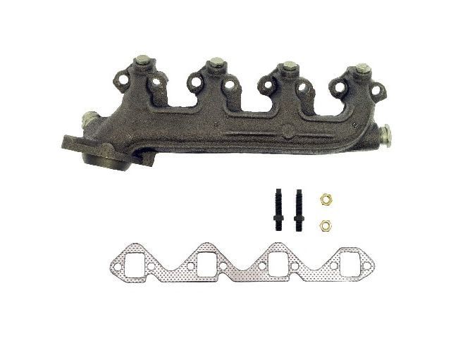 Exhaust Manifolds Left Right w Gaskets Replacement Parts for Ford 1988-1996 F150 Bronco 5.8L Engine - 1