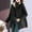 A07 Black, variant on Puffer Jacket Womens Lightweight Hooded Zip Up Warm Quilted Coats Thermal Padded Down Jacket Thick Drawstring Winter Coat for Cold Weather with Button Pockets Outerwear