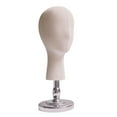thumbnail image 3 of Bunblic Mannequin Head Display Model Head,Multifunctional,Hat Rack Holder Hat Holder for Hats Headphone Caps Personal Use Argent Stand, 3 of 8