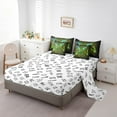 thumbnail image 3 of Erosebridal Video Game Bedding Sets Twin Size,Geometric Hexagon Comforter Sets with Sheets,Gradient Decor,Reversible,7pcs, 3 of 5