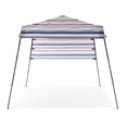thumbnail image 3 of SlumberTrek 3049370VMI 7.2 in Tropez Frame Gazebo, Outdoor Beach Gazebo Shelter, Red, White, and Blue, 3 of 11