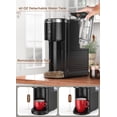 thumbnail image 5 of Single Serve Coffee Maker for K-Cup Pods & Ground Coffee 40 oz Water Tank Black, 5 of 7