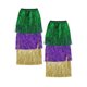 thumbnail image 1 of Falda de hierba de color carnaval para mujer, vestido de fiesta con flecos, accesorios decorativos, protector facial de poliéster para mujer, 1 of 5