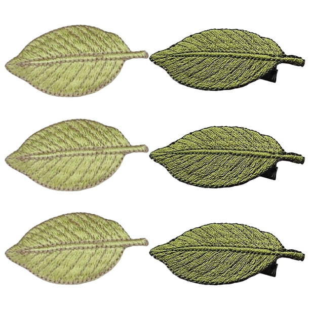 6 uds. Pinzas para el cabello con forma de hoja, pinzas decorativas para el cabello, pinzas para el cabello lindas, pinzas para el cabello para mujer, accesorios para el cabello para niña