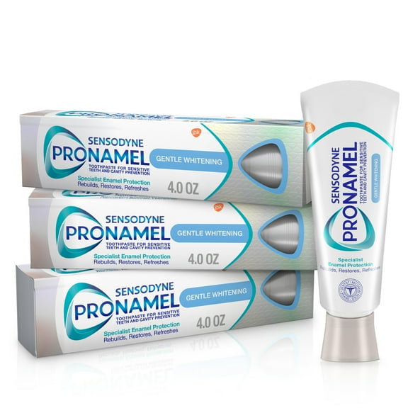 Sensodyne Pronamel Gentle Whitening Sensitive Toothpaste, Alpine Breeze, 4 Oz, 3 Pack