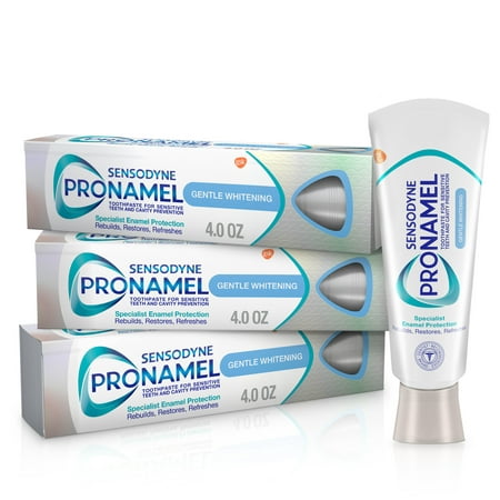 Sensodyne Pronamel Gentle Whitening Sensitive Toothpaste, Alpine Breeze, 4 Oz, 3 Pack
