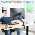 thumbnail image 4 of VIVO Black Aluminum Single Monitor Pneumatic Arm Desk Mount, Up to 32" Screens, 4 of 8