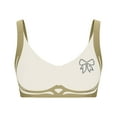 thumbnail image 5 of Bocqde Seamless Sport Bras for Women Plus Size Stretch Breathable Wire-Free Gathering Push Up Yoga Bra Rhinestones Soft Support Full Coverage Bra with Adjustable Strap, M-4XL, 5 of 5