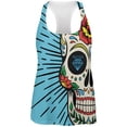 thumbnail image 1 of Sugar Skull All Over Womens Racerback Tank Top, 1 of 1