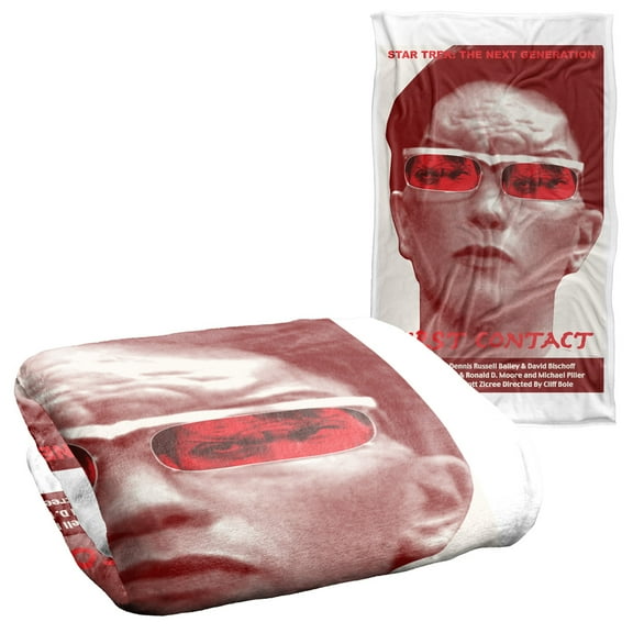 Star Trek The Next Generation Season 4 Episode 15 Silky Touch Super Soft Throw Blanket 36" x 58"