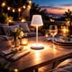thumbnail image 5 of Ilios Innova | Lámpara de Mesa LED Minimalista Blanca con Botón Táctil Superior, Diseño Moderno Recargable, Luz Decorativa para Sala, Recámara u Oficina, Estilo Funcional y Compacto, 5 of 9