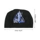 thumbnail image 4 of Gorro de Natación Durable con Patrón de Llama Único 1 Pc Negro Azul, 4 of 6