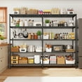 thumbnail image 2 of REIBII Heavy Duty Shelving Unit 61.7"W x 15.8"D Storage Shelves,Adjustable 5-Tier Extra Wide Garage Pantry Organizer Rack，Black, 2 of 7