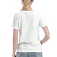 thumbnail image 3 of Camiseta de mujer con diseño de huevo de Pascua de Parasaurus, EGGASAURUS, ajuste cómodo, 220 g de algodón puro, cuello redondo informal, ideal para excursiones con estilo y diversión al aire libre. P, 3 of 6