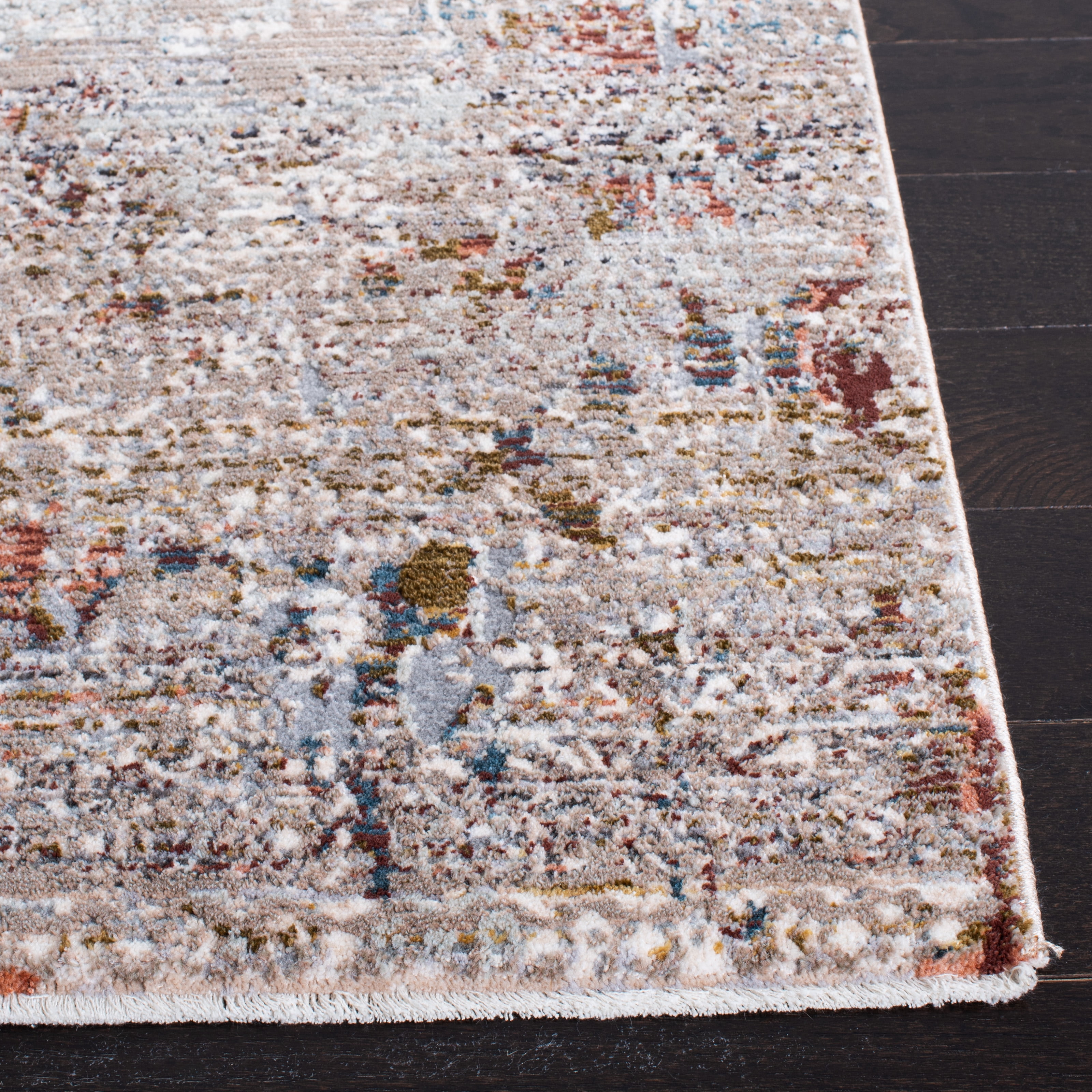 SAFAVIEH Limitee Sally Abstract Area Rug, Beige/Beige, 5'1" x 7'6"