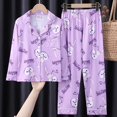 thumbnail image 1 of Disney Mickey Mouse Niños Pijamas Niños Ropa de algodón Pantalones Conjunto Ropa de dormir de dibujos animados Niños Pijamas para niñas Trajes Niño Pyjama10 altura 105-115cm zhangmengya CONDUJO, 1 of 2