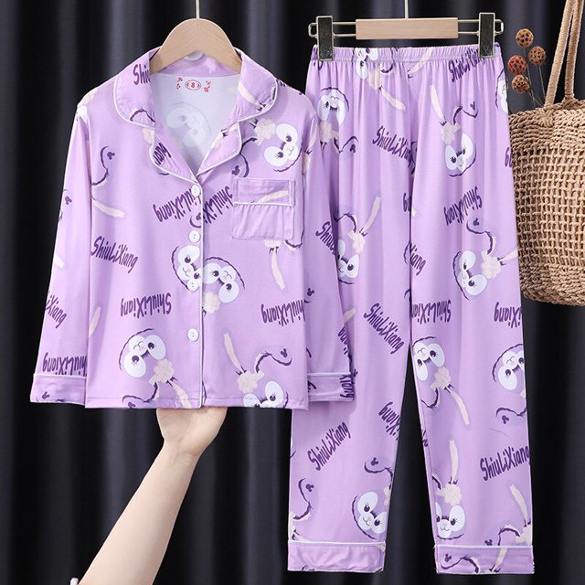Disney Mickey Mouse Niños Pijamas Niños Ropa de algodón Pantalones Conjunto Ropa de dormir de dibujos animados Niños Pijamas para niñas Trajes Niño Pyjama10 altura 105-115cm zhangmengya CONDUJO