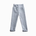 thumbnail image 2 of zuwimk Girls Yoga Capris Leggings Bow Lace Split Cropped Tights Pants Teen Kids Stretchy Gym Workout Athletic Leggings(Light Gray,11), 2 of 4