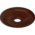 thumbnail image 3 of Ekena Millwork 18"OD x 3 3/4"ID x 1 1/2"P Bailey Ceiling Medallion (Fits Canopies up to 5 3/4"), Hand-Painted Antique Copper, 3 of 6