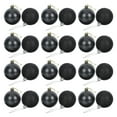 thumbnail image 4 of DOPI 24Pcs Electroplated Xmas Balls Black Christmas Ball Pendants for Xmas Tree Decor, 4 of 5
