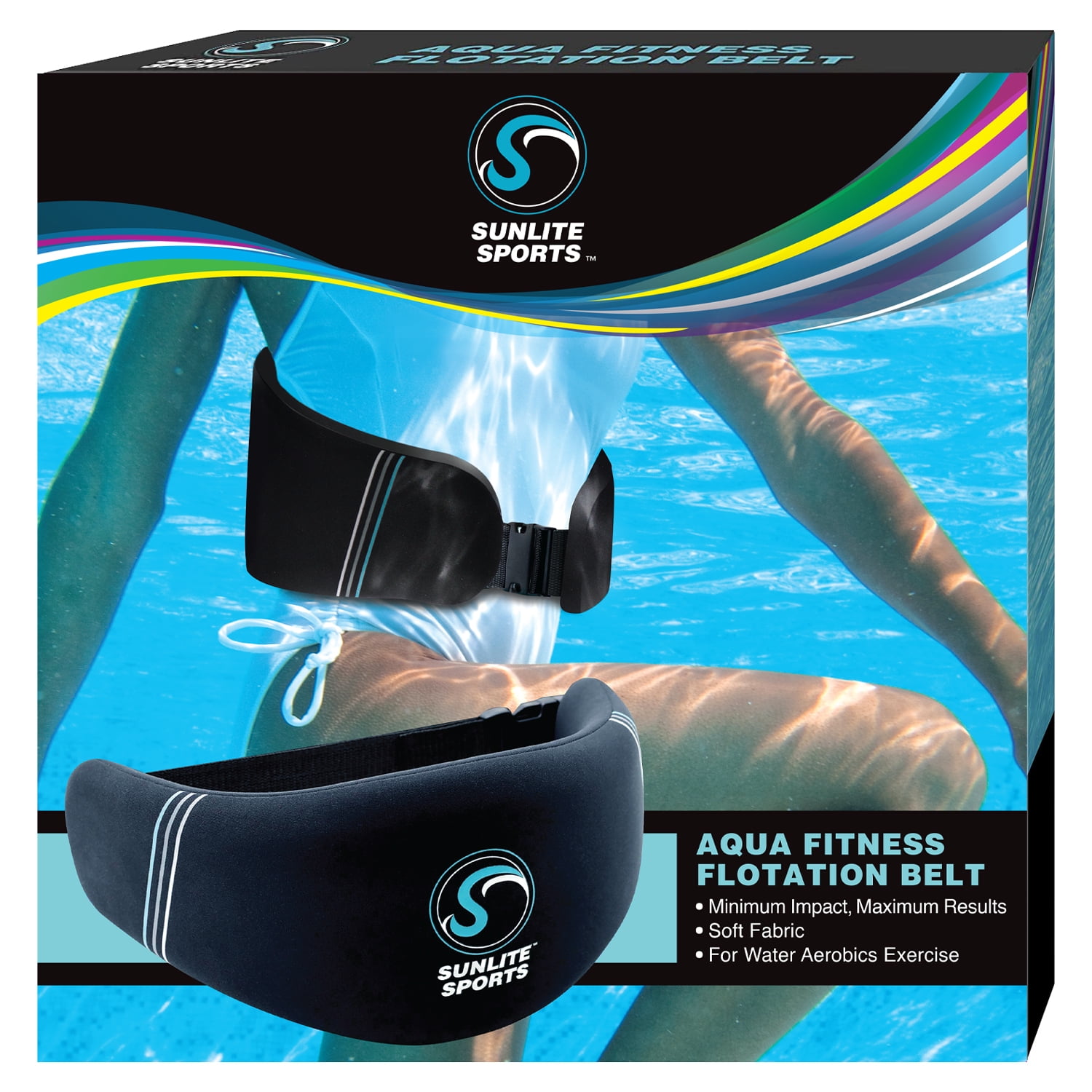 Blue Aqua Jogger Jr Learn To Swim Flotation Belt Kids Special Needs Therapy O235 