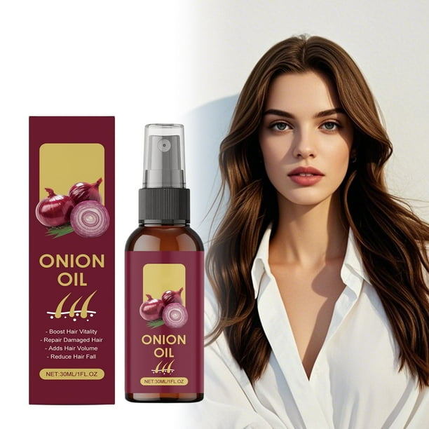 Aceite Esencial Nutritivo para El Cabello Onions | Esencias para El Cuidado Del Cuero Cabelludo | 30 Ml | para Hombres, Mujeres y Todas Las Edades | Fácil de Usar | Aumenta La Confianza | Ideal para