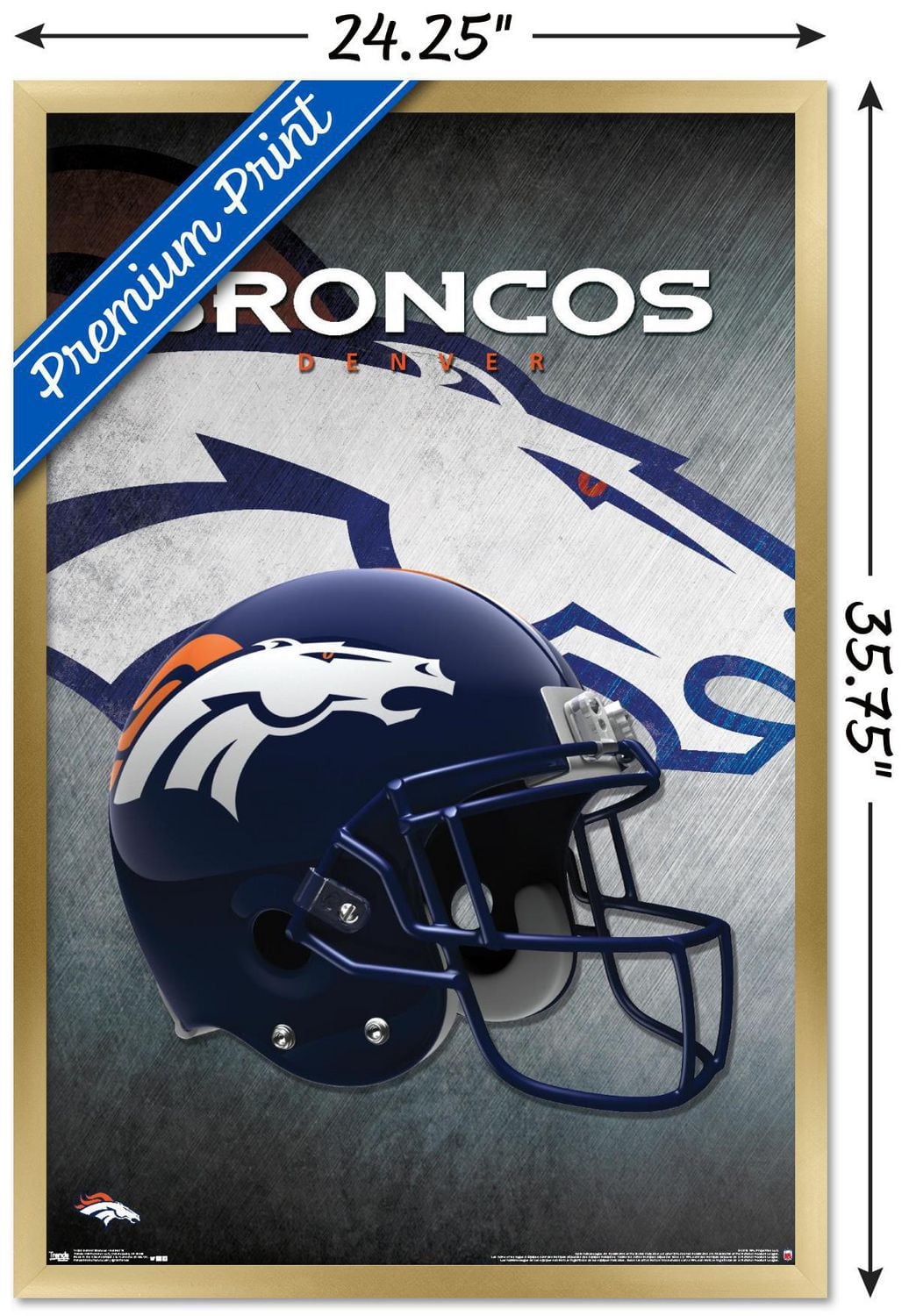 NFL Denver Broncos - Helmet 16 Wall Poster
