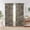 FX13, variant on Camouflage forest oak leaf textured curtains with rod bag, suitable for natural-style decorative blackout curtains in bedrooms and living rooms. Two pieces, 42x84in.