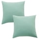 thumbnail image 1 of Funda de almohada para el hogar sencilla, color puro, refrescante, sofá, ventana, funda de almohada, 2 uds., 1 of 5
