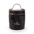 thumbnail image 1 of Bolsa Lucentzza Cilíndrica Negra con material abullonado, 1 of 7