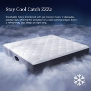 COMFBOX 12-inch King Hybrid Mattress - Medium Feel - Cooling Foam & Pressure Relief