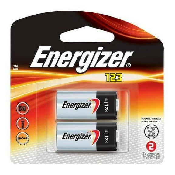 Energizer EL123APB-2 3-Volt Lithium Photo Battery ()