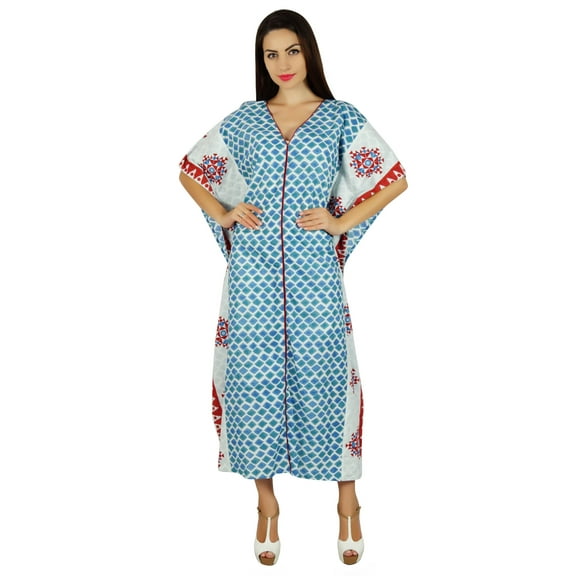 Bimba Women Kaftan Designer Maxi Chic Long Caftan Coverup Beach Wear Sleep Wear