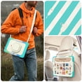thumbnail image 6 of for iPad 9th/8th/7th Generation 10.2 inch Case, 360 Rotating Shockproof Cover with Stand, Handle, Shoulder Strap, Rainbow Blue, 6 of 7