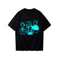 thumbnail image 3 of Pop cazadora para niña Demo-n Hunters Boys Girls Fashion Round-Neck Group Panels T Shirt （Black）, 3 of 3