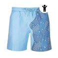 thumbnail image 1 of Magical Change Color Beach Shorts Child Swimming Trunks Swimwear Quick Dry Bathing For Boy, 1 of 4