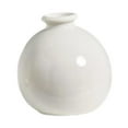 thumbnail image 3 of deevoka Plant Pot Home Table Centerpiece Desktop Small Bookshelf Ceramic Flower Vase White, 3 of 9