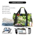 thumbnail image 5 of Lsque Pikmin Pattern Hand Travel Bag, Weekender Carry On for Women Men, Sports Gym Bag, Workout Duffel Bag, Overnight Shoulder Bag fit 15.6 Inch Laptop, 5 of 6
