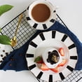thumbnail image 2 of Ceramic Coffee Cup Saucer Set Black For Adults Home Use 1 Set 5.1X5.1X3.0In, 2 of 8