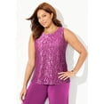 thumbnail image 4 of Catherines Women's Plus Size Luna Lace 3-Piece Pant Suit, 4 of 6