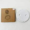 thumbnail image 4 of koolsoo Marine Boat RV White 6" Plastic Access Cover Lid Screw Out Deck Plate 6寸, 4 of 6