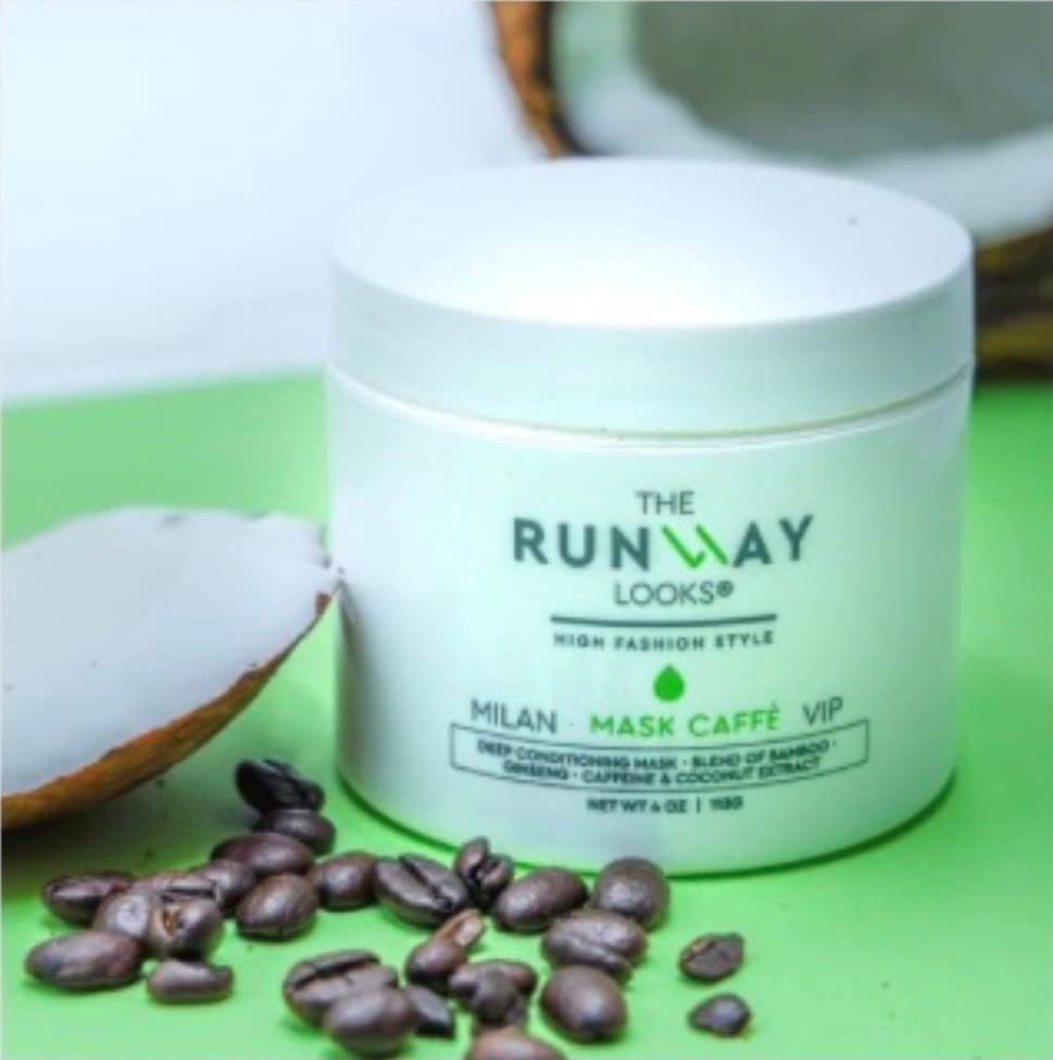 The Runway Looks Deep Conditioning Hair Mask, With Coconut, Bamboo & Caffeine (4oz)