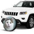 thumbnail image 2 of Kdxio Funny Cat for Tire Cover Wheel Protectors Tyre Covers Weatherproof Wheel Covers Universal Fit for Trailer Rv SUV Truck Camper Travel Trailers 16 inch, 2 of 8