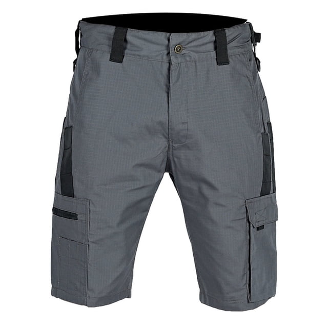 Gibobby Shorts de Pêche et de Randonnée pour Hommes, Décontractés, Taille Extensible, Légers, Résistants à l'Eau, Séchage Rapide (Gris, m)