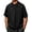 B_ Black, variant on Men's Minimalist Casual Golf Shirt, Loose Fit Short Sleeve Collared T-Shirt, Comfortable for Everyday Wear Black M