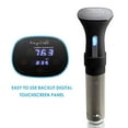 thumbnail image 2 of Megachef MC-1000 Immersion Circulation Precision Sous-Vide Cooker with Digital Touchscreen Display - Black & Silver, 2 of 5