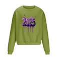 thumbnail image 3 of Sudadera sin capucha para hombre, sudadera con estampado del año 2025, jersey de cuello redondo, manga larga, para ejercicio, sin sombrero, abrigo, sudadera con capucha, blusa de poliéster para hombre, 3 of 4