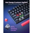 thumbnail image 3 of Redragon K671KS Teclado Mecánico para Juegos RGB Inalámbrico, 3 of 8
