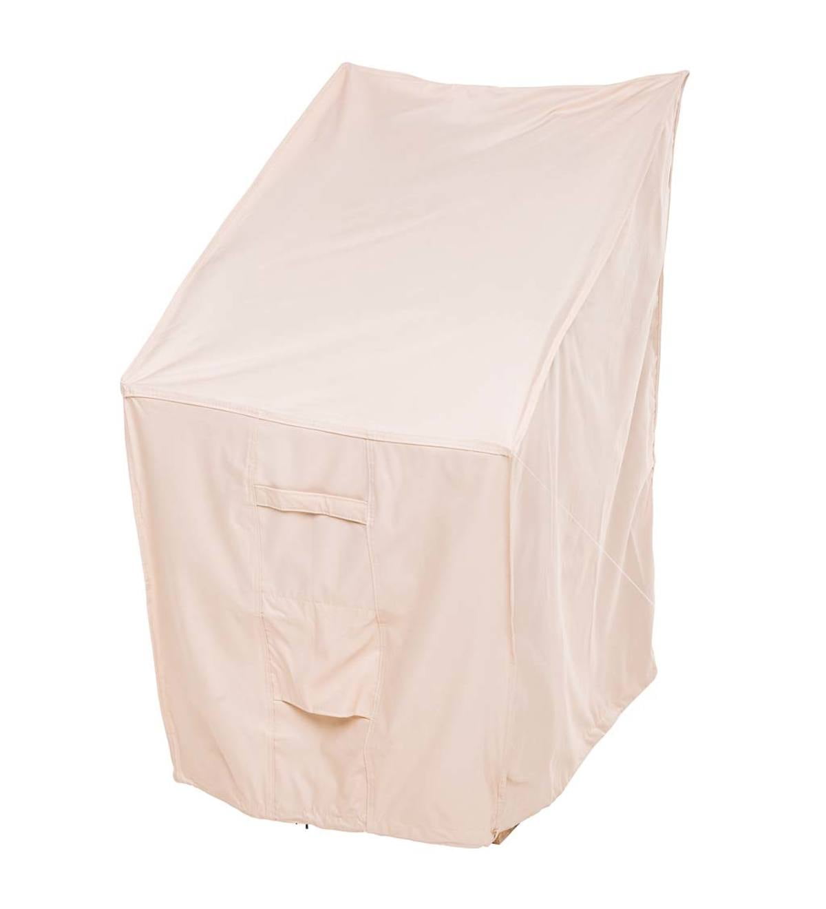 Deluxe Outdoor Stacking Chairs Cover, Sand - Walmart.com - Walmart.com